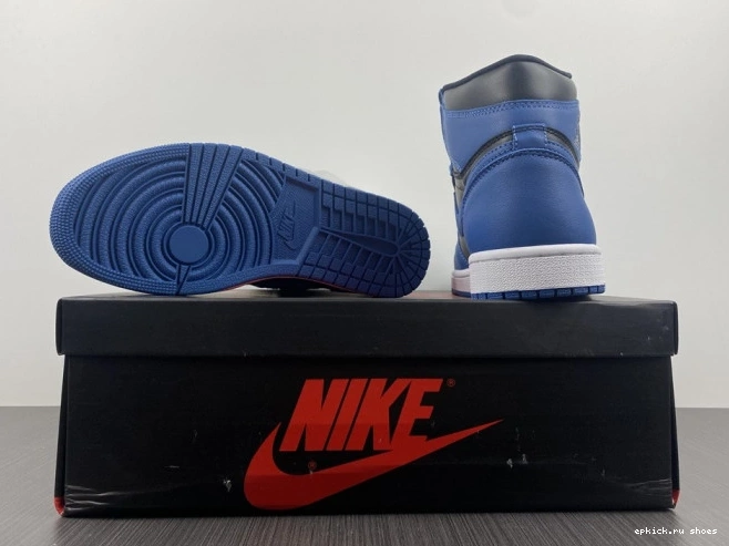 Rep Air 1 Blue' 555088-404 'Dark Marina High Jordan Retro OG 0714